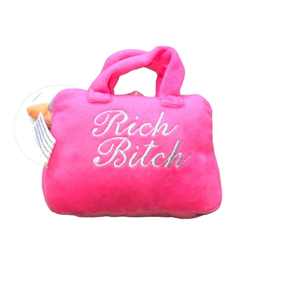 Barkin Pink Bag with Squeaker Inside - Picture 4 of 9